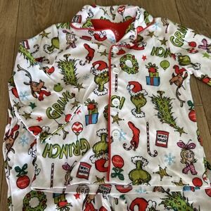 Dr‎ Seuss Grinch Whoville Toddler Boy Holiday 2 Pc Pajama Set 3T Flame Resistant